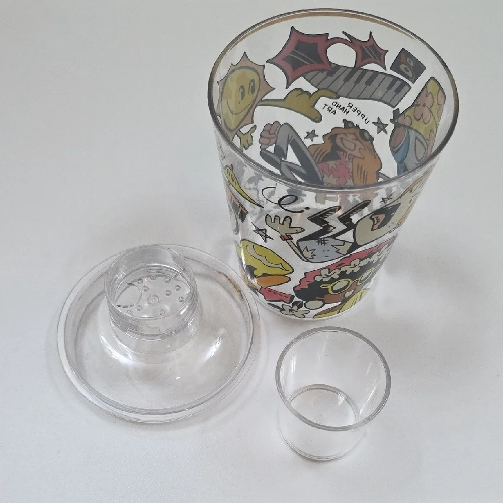 Cocktail Shaker - Colorful Cartoon Design - Plastic